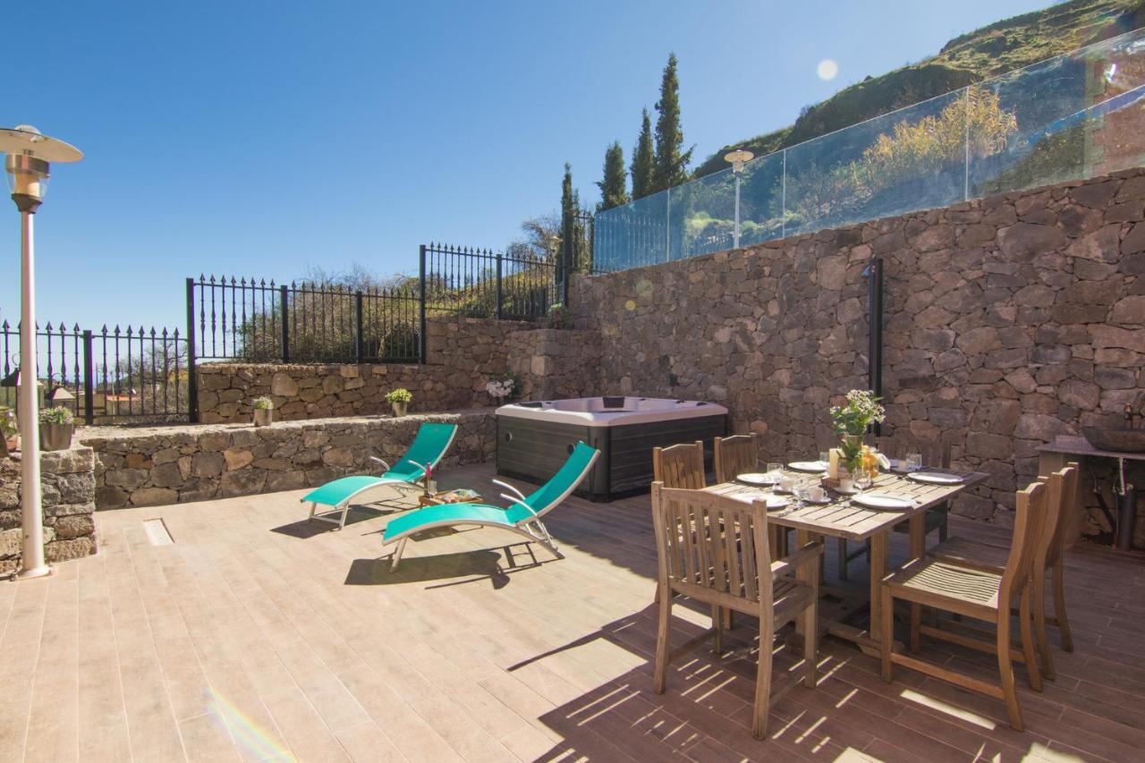 Villa Mogarén: jacuzzi&beautiful views Vega de San Mateo Exterior foto